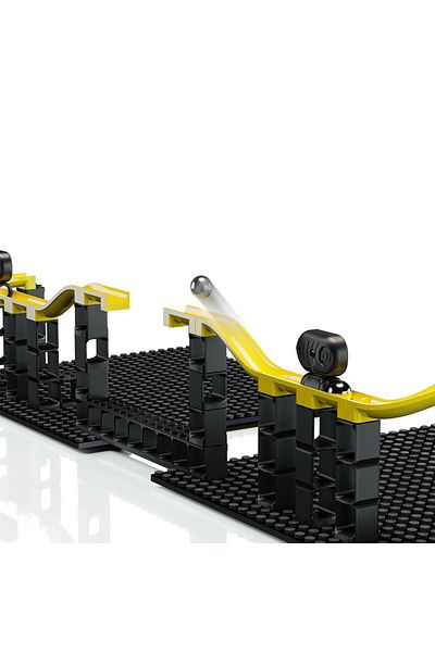Hubelino مجموعة Pi Marble Run Gausskanone (70 قطعة)440006
