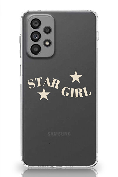moonset Samsung Galaxy A32 Uyumlu Star Girl Tasarımlı Baskılı Şeffaf Telefon ...