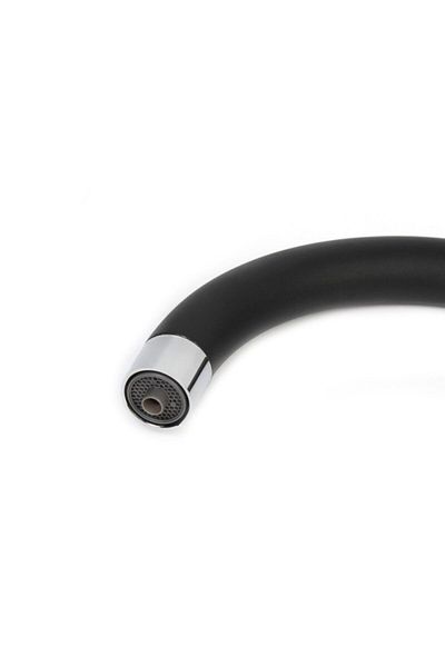 FAUMIX 3-Way Black Kitchen Sink Faucet with Purifier Outlet and Swan Tubing