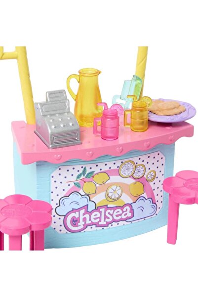 Barbie Chelsea Limonata Standı Ve Oyuncak Bebek Hny60
