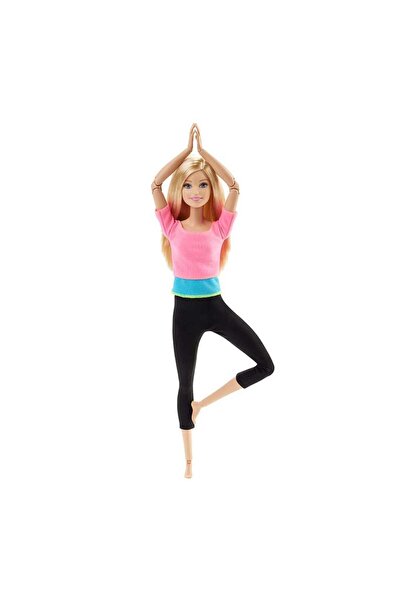 Barbie Sonsuz Hareket Bebeği Sarışın - Siyah Taytlı