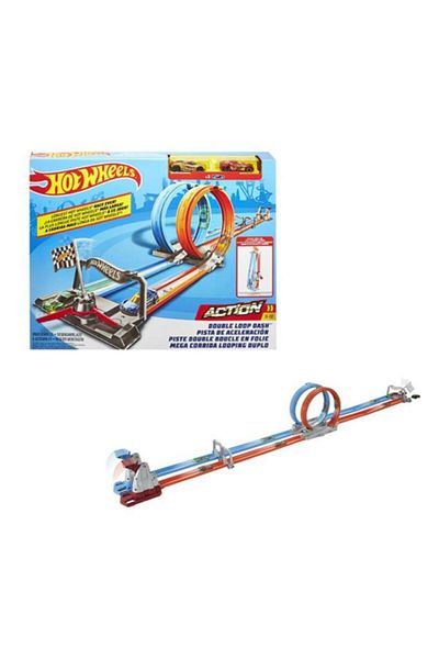 HOT WHEELS Double Circle Depar Track Set Gfh85