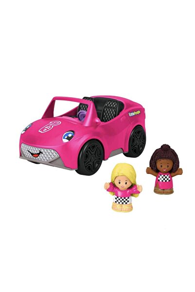 FISHER PRICE Fisher-Price Little People Barbie Arabası, Barbie'nin Üstü Açılır Arabası ve figür seti HJN53