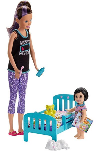 Barbie Bebek Bakıcısı Bebeği Ve Aksesuarları Oyun Setii Fhy97-ghv88
