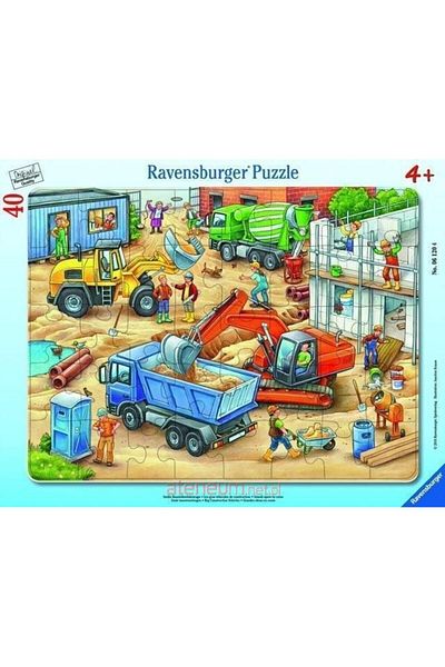 RAVENSBURGER 061204   Model 40 Piece Puzzle with Engineering Vehicle