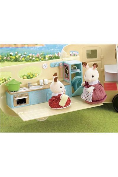 SYLVANIAN FAMILIES Caravan - Fashionable and Comfortable Hotel Oak