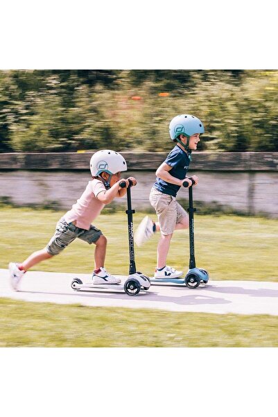 SCOOT AND RIDE Dětská helma Petrolejově modrá - S/M, 190605 -96369