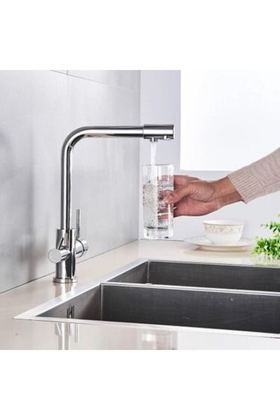 FAUMIX Kitchen Sink Faucet with Purification Outlet 3 (Hot Water Cold Water Purification) Ways