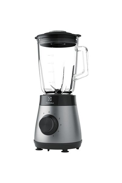 Electrolux خلاط إبريق E4TB1-6ST، 800 واط، إبريق 1.5 لتر، سرعة متعددة قابلة للتعديل، ستانلس ستيل