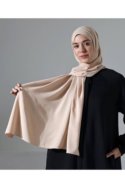 Berel Moda Μπεζ σάλι τζαζ
