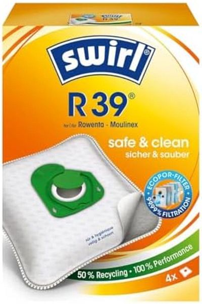 STOREMAX Dust Bag for R 39 Ecopor, Rowenta, Moulinex Vacuum Cleaners Star Buy Bz 1087243