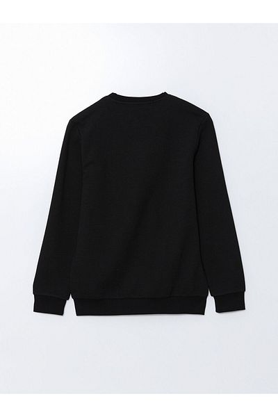 LC Waikiki LCWAIKIKI Основен мъжки суичър с кръгло деколте и дълъг ръкав