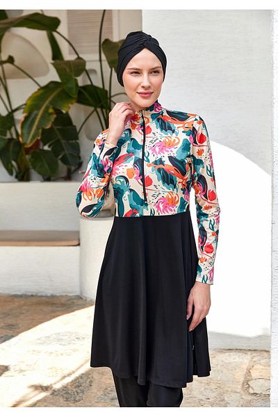 ROZAMAY Riley Long Sleeve Hijab Swimsuit 3116