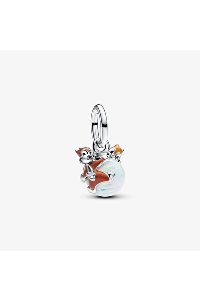 D&D Dora&Dora Disney Chip & Dale Bauble Sallantılı Charm 925 Ayar Gümüş