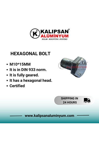 10*15 Mm Altı Köşe Başlı Civata (100 ADET)
