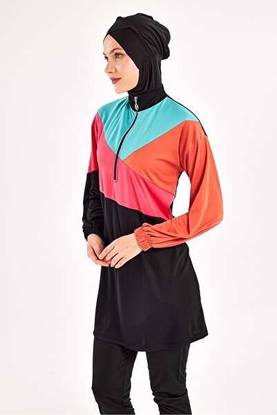 ROZAMAY Μαγιό με μακριά μανίκια MDB 3127 Perla