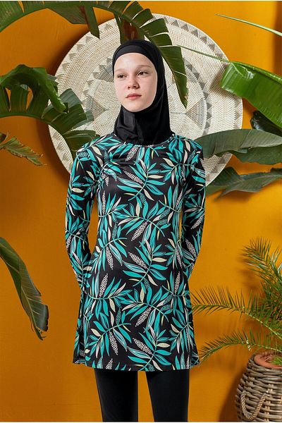ROZAMAY Chaya Long Sleeve Hijab Swimsuit