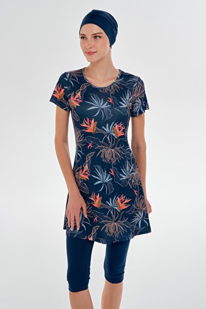 ROZAMAY Vida Kısa Kollu Tesettür Mayo 3603