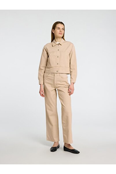 Selected Femme Jeans mit weiter Passform und hoher Taille