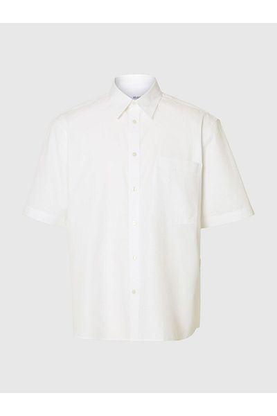 Selected Homme Kurzarmhemd 100% Baumwoll