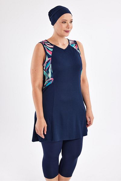 ROZAMAY Rıta Sleeveless Hijab Swimsuit 3806