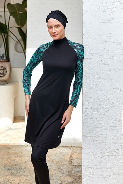 ROZAMAY Long Sleeve Hijab Swimsuit