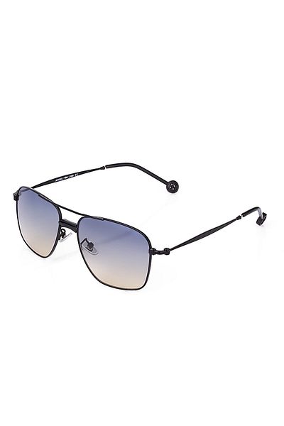 TomyHelf Unisex Blue Metal Frame Sunglasses
