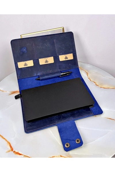 Fil Deri Ръчно шит органайзер от естествена кожа - Journal 2074