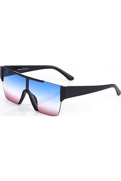 TomyHelf Ae2003C5B4444 - Blue Pink Gradient Rectangular Uniform Women's Sunglasses
