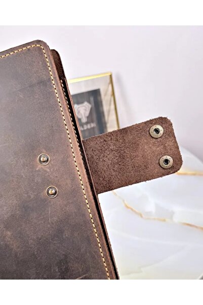 Fil Deri Ръчно шит органайзер от естествена кожа - Journal 2074