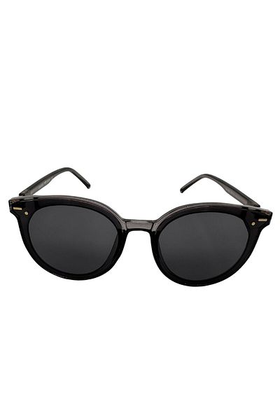 TomyHelf Gray Frame Black Glass Unisex Sunglasses