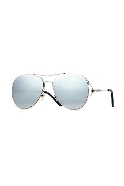 TomyHelf Damla Design Women &Apos; S Sunglasses - Glass with Silver Frame and Mirror Detail