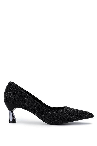 Tamer Tanca Women's Vegan Black Heeled Shoes