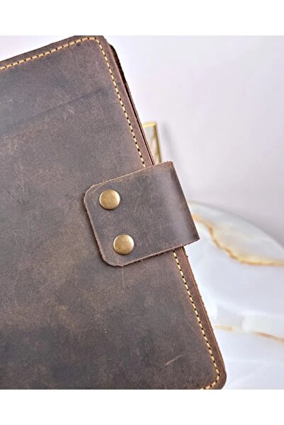 Fil Deri Ръчно шит органайзер от естествена кожа - Journal 2074