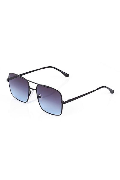 TomyHelf Women's Black Gradient Sunglasses - Rectangle and Frame Design