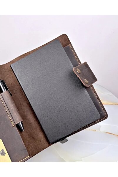 Fil Deri Ръчно шит органайзер от естествена кожа - Journal 2074