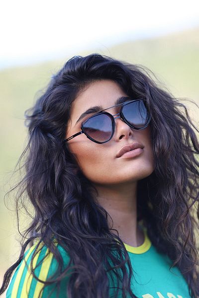 TomyHelf Geometric Frame Unisex Sunglasses