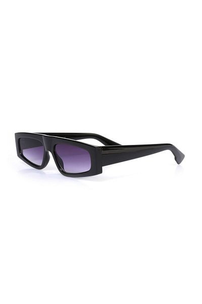 TomyHelf Women's Sunglasses - Triangle Black Frame Glass