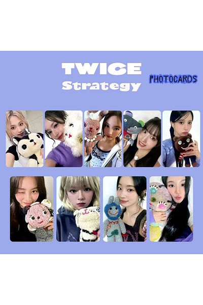 Kpop Dünyasi Twice'' Strategy'' Digipack Photocards Set
