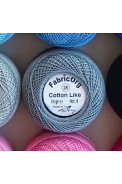fabricorg Etamine-cross-stitch Single Bulge Yarn - Παρόμοιο με βαμβάκι (10 GR-NO8 IP) - Νούμερο 28 Χρώμα