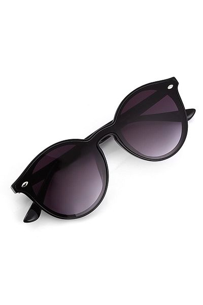 TomyHelf Ae1876c1b4314 Black Gradient Oval Unisex Sunglasses