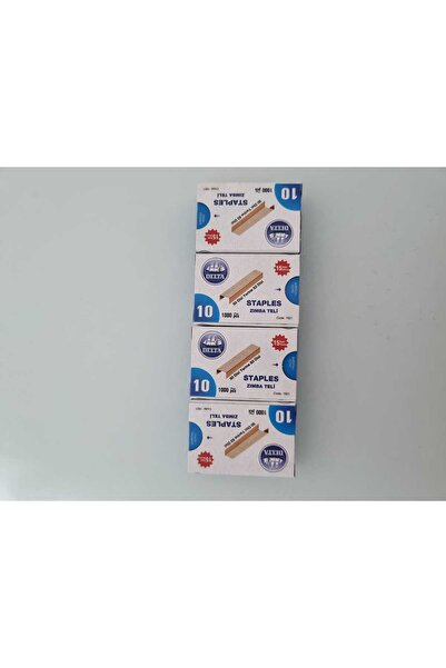 Delta Yellow Stapler Wire - 1000 Pieces No:10 (1 Pack)