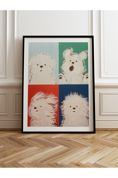 HOMEPACK Pictură cu un singur cadru din lemn Pictură poster dintr-o bucată TK...