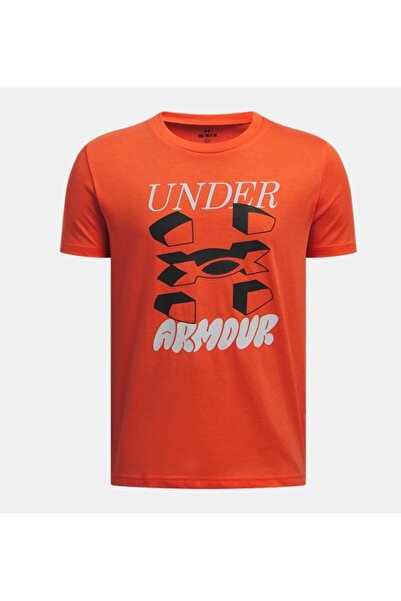 Under Armour Erkek Çocuk UA Split Big Logo T-shirt 1390003-847