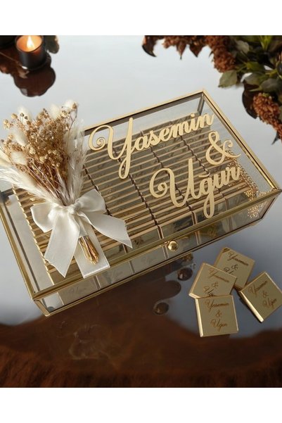 Cyz Home Julian Gold Söz Nişan 60 Adet Kız Isteme Çikolatası