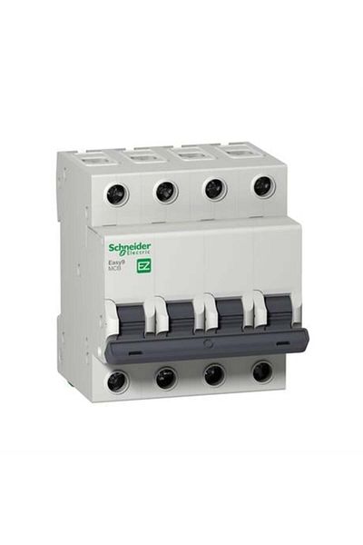 SCHNEIDER Easy9 4P 50A 3Ka C - Curve Fuse
