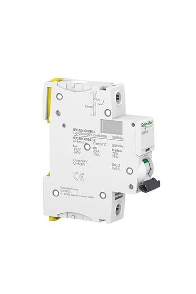 Schneider Electric Acti9 Ic60n A9f73132 32a Fuse - 1P, 6KA, B Curve