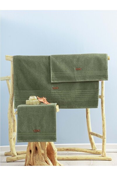 Cotton Box 3-предметний набір бавовняних рушників Wellness - Forest Green