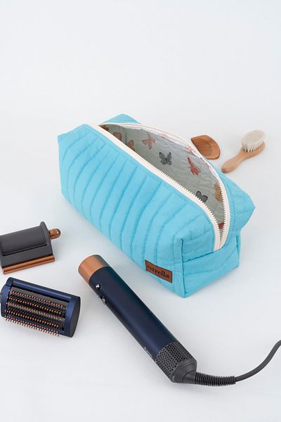 estrella paris Чанта Line Turquoise Airwrap и XL размер за пътуване за всички ваши прически