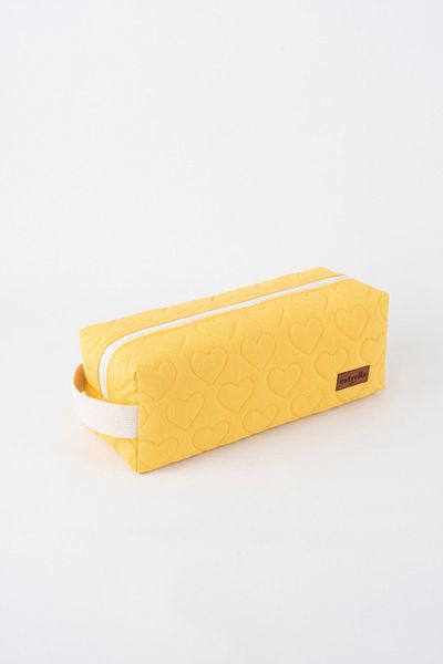 estrella paris Жълта XL чанта за Dyson Airwrap и всички ваши стилизиращи машини - Heart YELLOW чанта за пътуване
